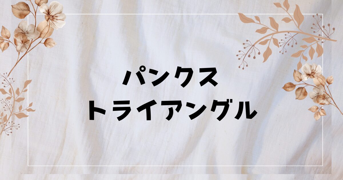 ドラマ『パンクス・トライアングル』あらすじ・キャスト・配信情報まとめ【2025年10月放送】